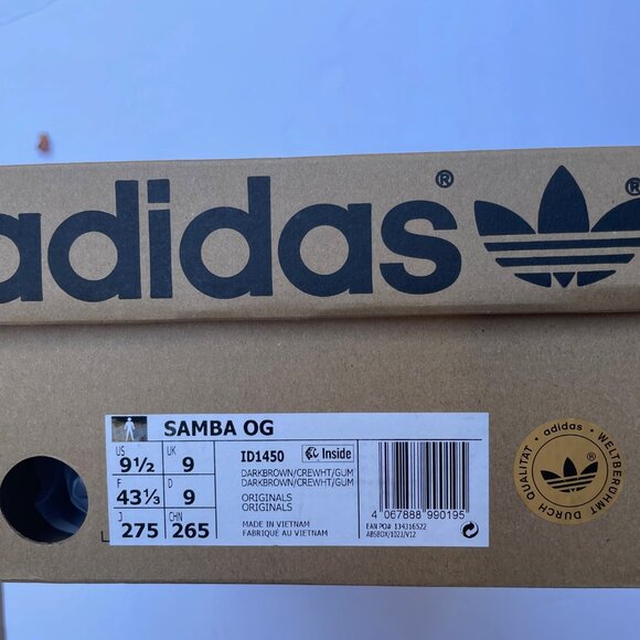 NWT Men's Adidas Samba OG Tweed - Picture 11 of 12